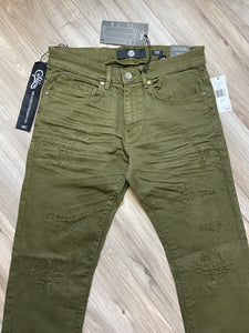 JORDAN CRAIG COLLINS RELAXED FIT JEANS JC990R (ARMY GREEN)