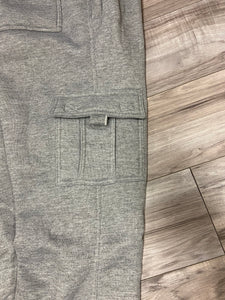 ACCESS MENS FLEECE CARGO JOGGERS (LT. GRAY)