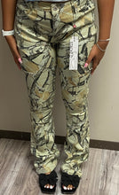 Load image into Gallery viewer, REDFOX WOMEN&#39;S HEAVY TWILL STACKED PANTS PA4435 (HUNTER)