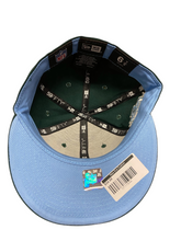 Load image into Gallery viewer, Las Vegas Raiders New Era 50th Anniversary Custom Authentic 59Fifty (Dk Green/Sky Blue)