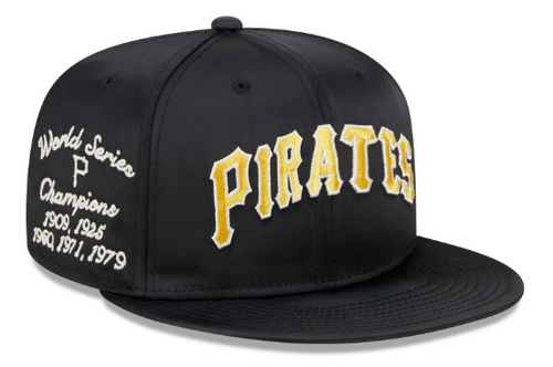 NEW ERA PITTSBURGH PIRATES SATIN SCRIPT 9FIFTY SNAPBACK