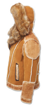 Load image into Gallery viewer, JORDAN CRAIG EL JEFE SHEARLING MOTO JACKET (COGNAC)