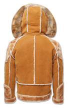 Load image into Gallery viewer, JORDAN CRAIG EL JEFE SHEARLING MOTO JACKET (COGNAC)