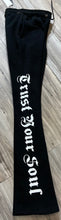 Load image into Gallery viewer, REDFOX &quot;TRUST YOUR SOUL&quot; FLEECE CROP JACKET W/ STACKED PANTS (BLACK)