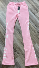 Load image into Gallery viewer, REDFOX &quot;TRUST YOUR SOUL&quot; FLEECE CROP JACKET W/ STACKED PANTS (LT. PINK)