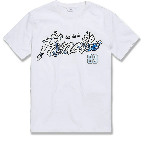 JORDAN CRAIG Ibiza T-Shirt (Blue Floral)