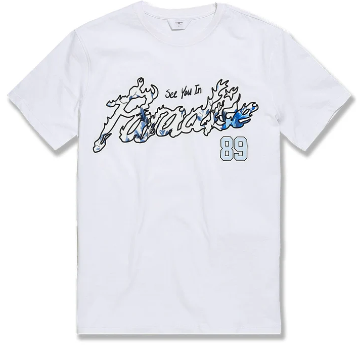 JORDAN CRAIG Ibiza T-Shirt (Blue Floral)