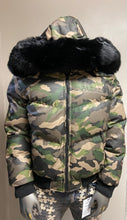 Load image into Gallery viewer, JORDAN CRAIG SYIP EMBOSSED PUFFER JACKET (VINTAGE CAMO)