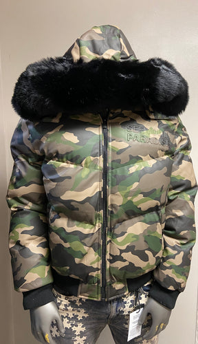 JORDAN CRAIG SYIP EMBOSSED PUFFER JACKET (VINTAGE CAMO)