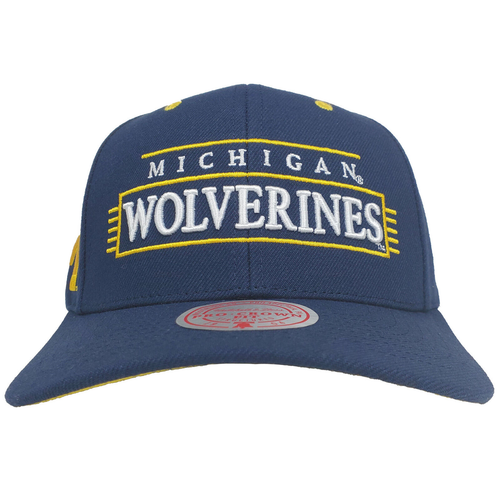 MITCHELL AND NESS MICHIGAN WOLVERINES NCAA PRO FIT SNAPBACK