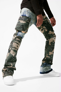 JORDAN CRAIG ROSS STACKED - PLATOON DENIM JEAN (JRF1142C-WOODLAND)