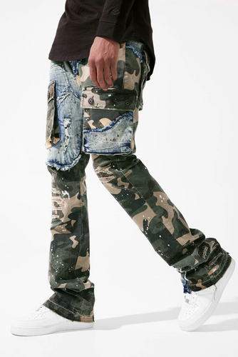 JORDAN CRAIG ROSS STACKED - PLATOON DENIM JEAN (JRF1142C-WOODLAND)