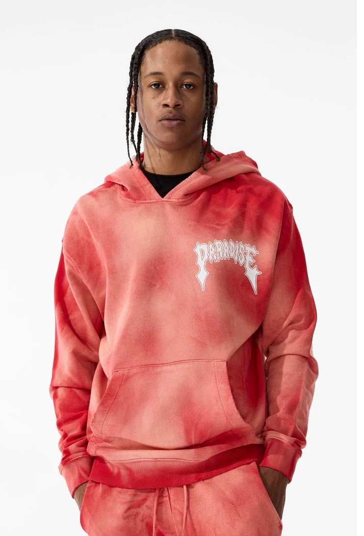 JORDAN CRAIG AFTERLIFE PULLOVER HOODIE (RED)