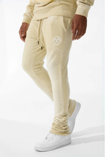 Load image into Gallery viewer, JORDAN CRAIG AFTERLIFE STACKED SWEATPANTS (KHAKI)