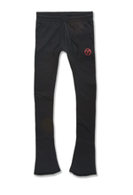 Load image into Gallery viewer, JORDAN CRAIG AFTERLIFE STACKED SWEATPANTS (NOIR)