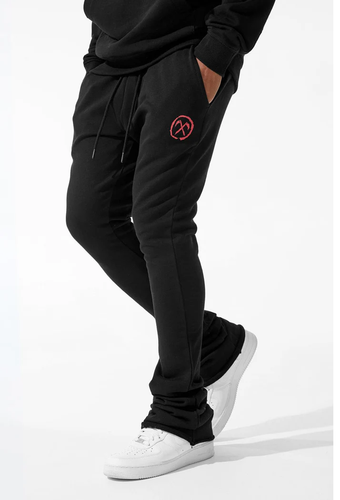 JORDAN CRAIG AFTERLIFE STACKED SWEATPANTS (NOIR)