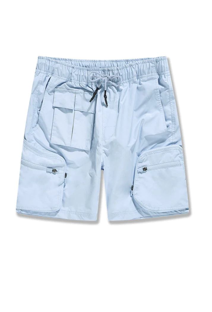 JORDAN CRAIG Retro Altitude Cargo Shorts (Sky Blue)