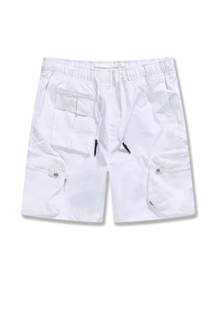 JORDAN CRAIG Retro Altitude Cargo Shorts (White)