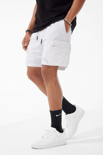JORDAN CRAIG Retro Altitude Cargo Shorts (White)