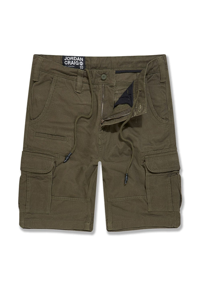 JORDAN CRAIG OG - XAVIER CARGO SHORTS (ARMY GREEN)