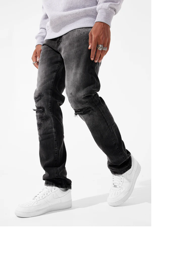 JORDAN CRAIG COLLINS ATTITUDE DENIM JEANS JC1214 (BLACK SHADOW)