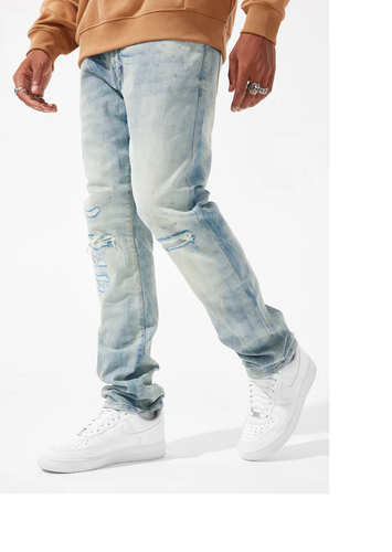 JORDAN CRAIG COLLINS ATTITUDE DENIM JEANS JC1214 (ICED LAGER)