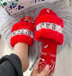 Women's "Bad B" Sandals (Red)