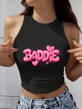 Load image into Gallery viewer, WOMEN'S "BADDIE" CROPPED TANK TOP IN STORES NOW