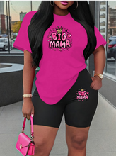 Load image into Gallery viewer, WOMEN'S PLUS SIZE "BIG MAMA" 2PC SHORT SET IN STORES NOW