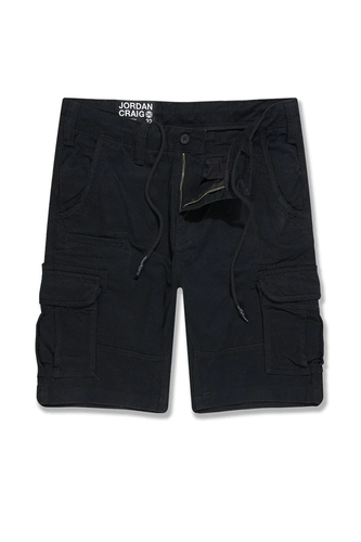 JORDAN CRAIG OG - XAVIER CARGO SHORTS (BLACK)