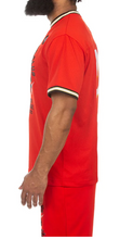 Load image into Gallery viewer, HUSTLE GANG &quot;Black Cats&quot; Jersey Short Set (Goji Berry)