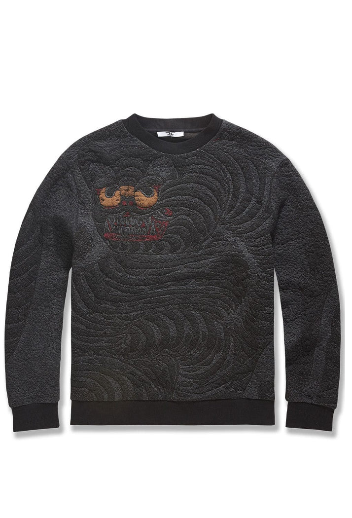JORDAN CRAIG SILK ROAD CREWNECK SWEATER (BLACK DRAGON)