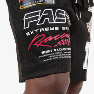 COPPER RIVET RACING BASEBALL JERSEY w/ MATCHING SHORT (BLACK)