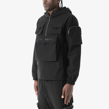 Load image into Gallery viewer, LIFE CODE NYLON TASLAN WINDBREAKER/ CARGO PANTS (BLACK)