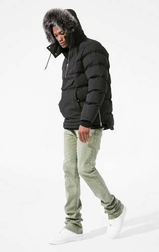 JORDAN CRAIG CONCORD PULLOVER ANORAK JACKET (BLACK)