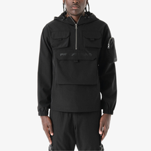 Load image into Gallery viewer, LIFE CODE NYLON TASLAN WINDBREAKER/ CARGO PANTS (BLACK)