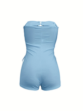 Load image into Gallery viewer, WOMEN'S STRAPLESS HOLLOW-OUT ROMPER IN STORES NOW