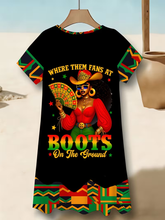 Load image into Gallery viewer, WOMEN'S PLUS SIZE "BOOTS ON THE GROUND" DRESS IN STORES NOW