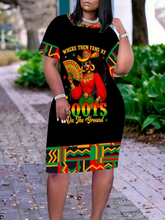 Load image into Gallery viewer, WOMEN'S PLUS SIZE "BOOTS ON THE GROUND" DRESS IN STORES NOW