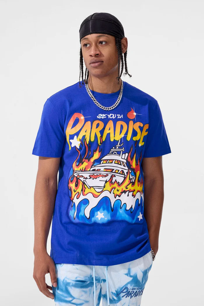 Jordan Craig Burn The Boats T-Shirt (Royal)(Joggers sold separately!)