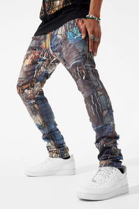JORDAN CRAIG SEAN ETERNAL SALVATION DENIM JEAN (BURNT OCRE)