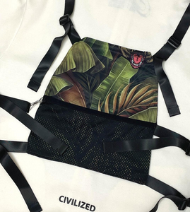 CIVILIZED CARGO HOODIE + JOGGER SET W/ DETACHABLE VEST (NATURAL)
