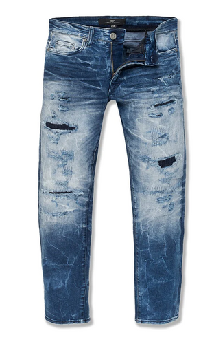 JORDAN CRAIG COLLINS BAYSIDE DENIM RELAXED FIT JEAN JC351R (DEEP BLUE)