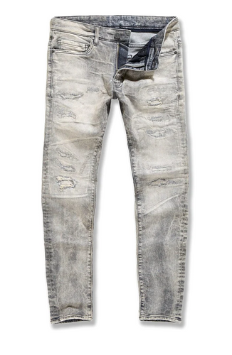 JORDAN CRAIG COLLINS DENIM RELAXED FIT JEANS JC1106 (BONE WHITE)