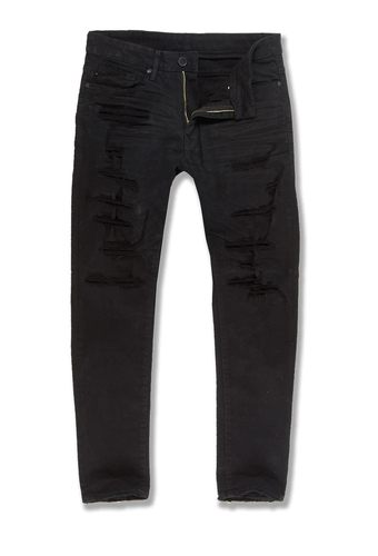 JORDAN CRAIG COLLINS - TRIBECA TWILL JEANS JC960R (BLACK)