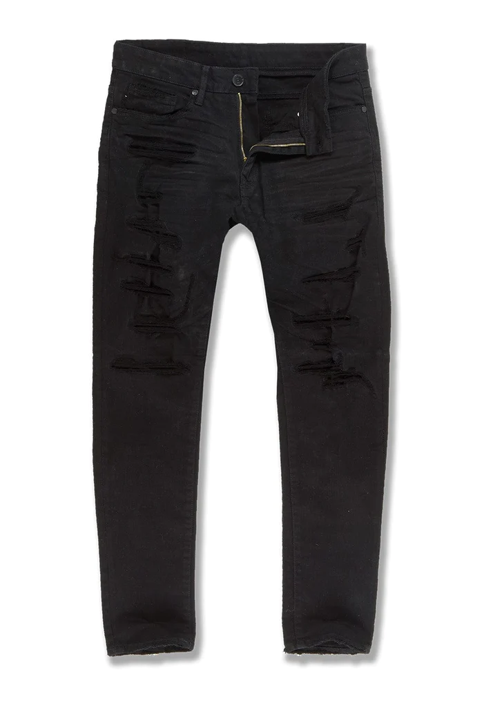 JORDAN CRAIG COLLINS - TRIBECA TWILL JEANS JC960R (BLACK)