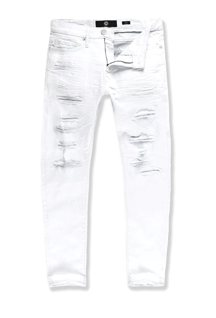 JORDAN CRAIG COLLINS - TRIBECA TWILL JEANS JC965R (WHITE)