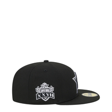 Load image into Gallery viewer, NEW ERA DALLAS COWBOYS SUPER BOWL XXVII SIDE PATCH 59FIFTY - BLACK