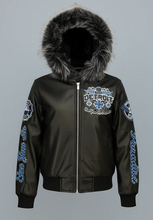 Load image into Gallery viewer, JORDAN CRAIG DETROIT BOMBER JACKET W/ HOOD (BLACK)