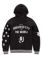 Load image into Gallery viewer, JORDAN CRAIG D-TOWN PULLOVER HOODIE (BLACK)